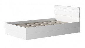 МС "Хилтон" Кровать 1,2 (Белый текстурный) в Урае - uray.mebel24.online | фото 2