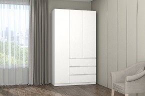 МС "Хилтон" Шкаф №2 1200 (Белый текстурный) в Урае - uray.mebel24.online | фото