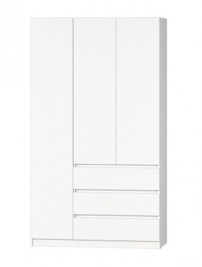 МС "Хилтон" Шкаф №2 1200 (Белый текстурный) в Урае - uray.mebel24.online | фото 2