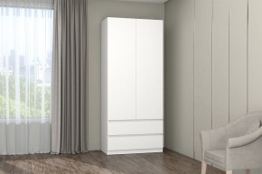 МС "Хилтон" Шкаф №3 900 (Белый текстурный) в Урае - uray.mebel24.online | фото