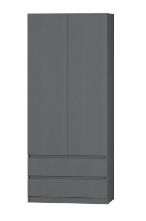 МС "Хилтон" Шкаф №3 900 (Графит) в Урае - uray.mebel24.online | фото 2