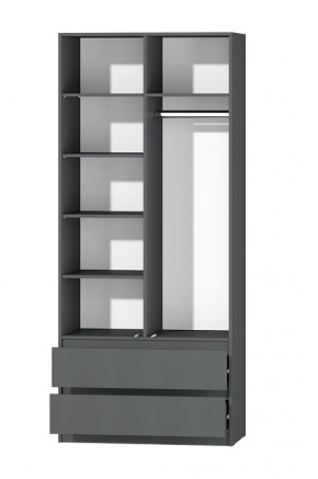МС "Хилтон" Шкаф №3 900 (Графит) в Урае - uray.mebel24.online | фото 3