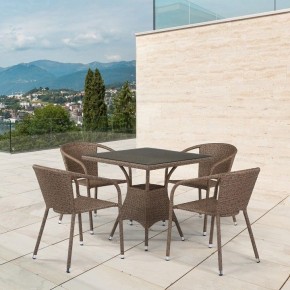 Набор уличный T197BT/Y137C-W56 Light brown (4+1) в Урае - uray.mebel24.online | фото 2
