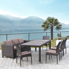 Набор уличный T347/S65A/Y380A-W53 Brown 8PCS в Урае - uray.mebel24.online | фото 2