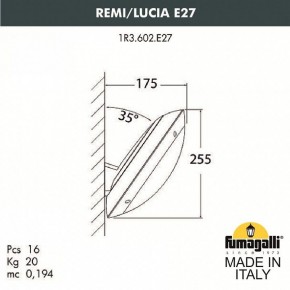 Накладной светильник Fumagalli Lucia 1R3.602.000.LYE27 в Урае - uray.mebel24.online | фото 2