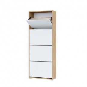 Обувница XXL Домино (Крафт золотой/Белый) в Урае - uray.mebel24.online | фото