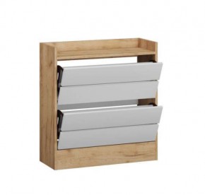 Обувница Ямайка ЯПТ-3 Дуб крафт золотой/Белый в Урае - uray.mebel24.online | фото 1