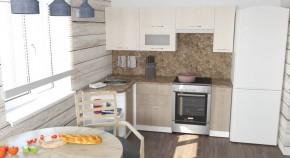 ОЛЬГА Кухонный гарнитур Прайм 2 (1300*2100 мм) в Урае - uray.mebel24.online | фото