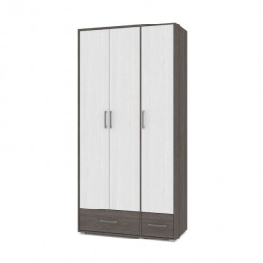 ОЛИВИЯ О32 Шкаф 3-х дверный (анкор темный/анкор светлый) в Урае - uray.mebel24.online | фото