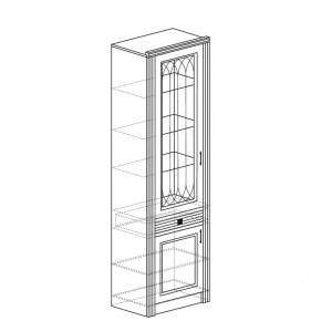 ОРЛЕАН Гостиная (модульная) ясень темный в Урае - uray.mebel24.online | фото 7