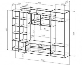 ОСКАР Гостиная (ЯШТ/ЯШС) в Урае - uray.mebel24.online | фото 2