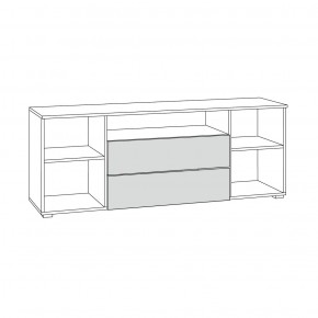 ОСТИН Гостиная (модульная) графит в Урае - uray.mebel24.online | фото 8