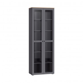 ОСТИН Шкаф-витрина 16.394.02 (графит) в Урае - uray.mebel24.online | фото