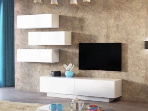 ПАОЛА Гостиная (Белый/Белый) в Урае - uray.mebel24.online | фото 1