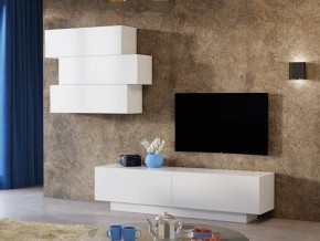 ПАОЛА Гостиная (Белый/Белый) в Урае - uray.mebel24.online | фото 4