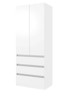 ПАРУС Шкаф 2-х ств. 800 (белый) в Урае - uray.mebel24.online | фото