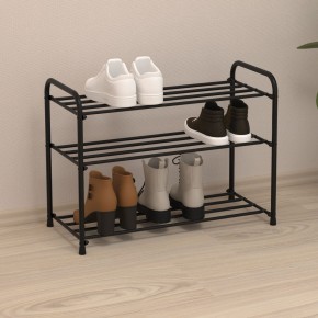 ПДОА23 Ч Подставка для обуви "Альфа 23" Черный в Урае - uray.mebel24.online | фото 1