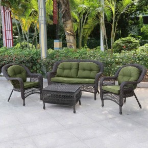 Плетеный комплект для отдыха LV-520BG Brown/Green в Урае - uray.mebel24.online | фото 2