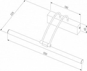 Подсветка для зеркала Elektrostandard Simple a063698 в Урае - uray.mebel24.online | фото 3