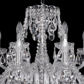 Подвесная люстра Bohemia Ivele Crystal 1411 1411/12+6/300/Ni в Урае - uray.mebel24.online | фото 4