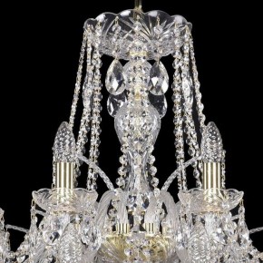 Подвесная люстра Bohemia Ivele Crystal 1411 1411/16+8/360/2d/G в Урае - uray.mebel24.online | фото 4
