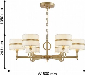 Подвесная люстра Favourite Mateo 2634-6P в Урае - uray.mebel24.online | фото 8