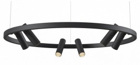 Подвесная люстра Maytoni Halo MOD102PL-L42BK в Урае - uray.mebel24.online | фото