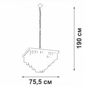 Подвесная люстра Vitaluce V5818 V5818-8/13 в Урае - uray.mebel24.online | фото 5