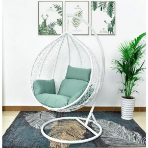Подвесное кресло AFM-168A-XL White/Green в Урае - uray.mebel24.online | фото