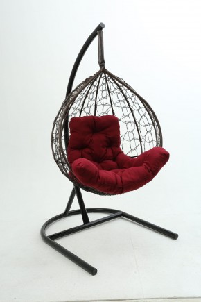Подвесное кресло Бароло (коричневый/бордо) в Урае - uray.mebel24.online | фото