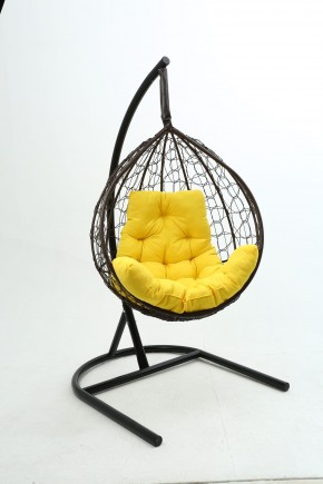 Подвесное кресло Бароло (коричневый/желтый) в Урае - uray.mebel24.online | фото