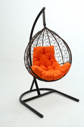 Подвесное кресло Бароло (коричневый/оранжевый) в Урае - uray.mebel24.online | фото