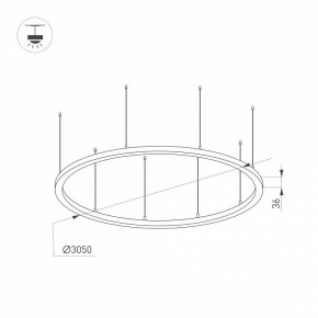 Подвесной светильник Arlight ARC 034078(1) в Урае - uray.mebel24.online | фото 2