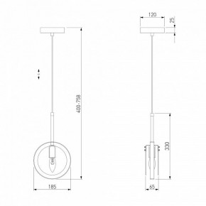 Подвесной светильник Eurosvet Gallo 50121/1 белый в Урае - uray.mebel24.online | фото 4