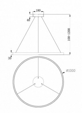 Подвесной светильник Maytoni Rim MOD058PL-L54BS4K в Урае - uray.mebel24.online | фото 4