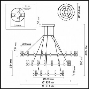 Подвесной светильник Odeon Light Candel 5009/204L в Урае - uray.mebel24.online | фото 5