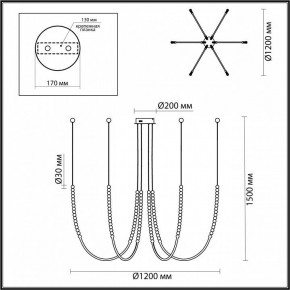 Подвесной светильник Odeon Light Monella 6639/70L в Урае - uray.mebel24.online | фото 4