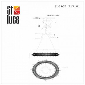 Подвесной светильник ST-Luce Lucchero SL6105.213.01 в Урае - uray.mebel24.online | фото 6