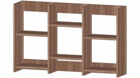 Полка книжная средняя (шимо темный) в Урае - uray.mebel24.online | фото