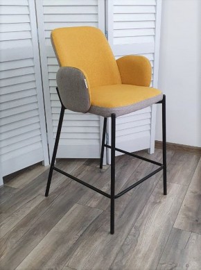 Полубарный стул NYX (H=65cm) VF106 желтый / VF120 серый М-City в Урае - uray.mebel24.online | фото 2