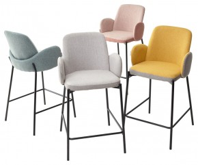Полубарный стул NYX (H=65cm) VF109 розовый / VF110 брусничный М-City в Урае - uray.mebel24.online | фото 2