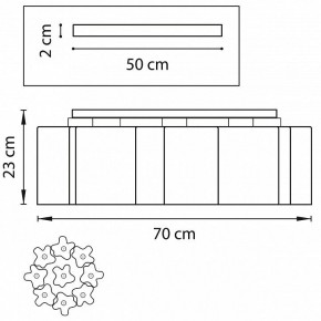 Потолочная люстра Lightstar Nubi 802097 в Урае - uray.mebel24.online | фото 2