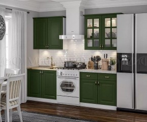 ПРЕСТИЖ Кухонный гарнитур 1600/900 (Зеленый) в Урае - uray.mebel24.online | фото 1