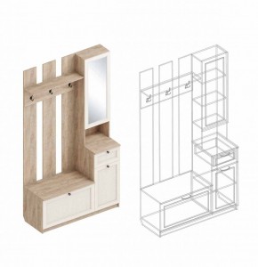 Прихожая Филадельфия (модульная) в Урае - uray.mebel24.online | фото 3