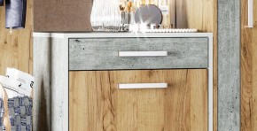 Прихожая Кензо (крафт/бетон) вешалка+шкаф в Урае - uray.mebel24.online | фото 5