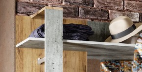 Прихожая Кензо (крафт/бетон) вешалка+шкаф в Урае - uray.mebel24.online | фото 6