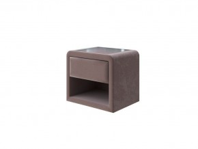 PROxSON Тумба Cube (Ткань: Велюр Shaggy Chocolate) 52x41 в Урае - uray.mebel24.online | фото