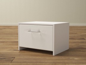 PROxSON Тумба Varna (ЛДСП Белая+экокожа Белый/Белый) 51x40 в Урае - uray.mebel24.online | фото