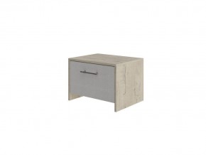 PROxSON Тумба Varna (ЛДСП+ткань Бунратти/Savana Milk (молочный)) 51x40 в Урае - uray.mebel24.online | фото