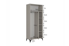 РИЧ Шкаф двухдверный в Урае - uray.mebel24.online | фото 3